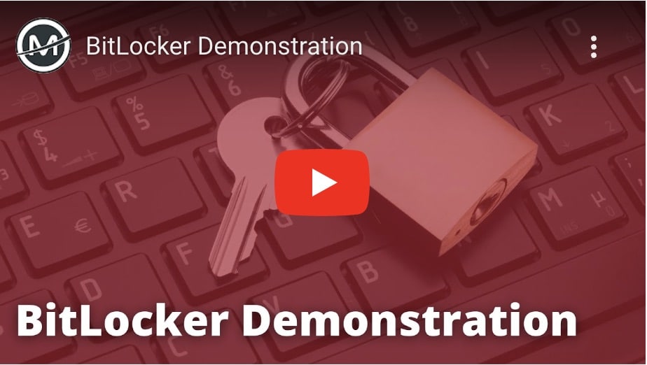 maxtech university bitlocker demonstration thumbnail