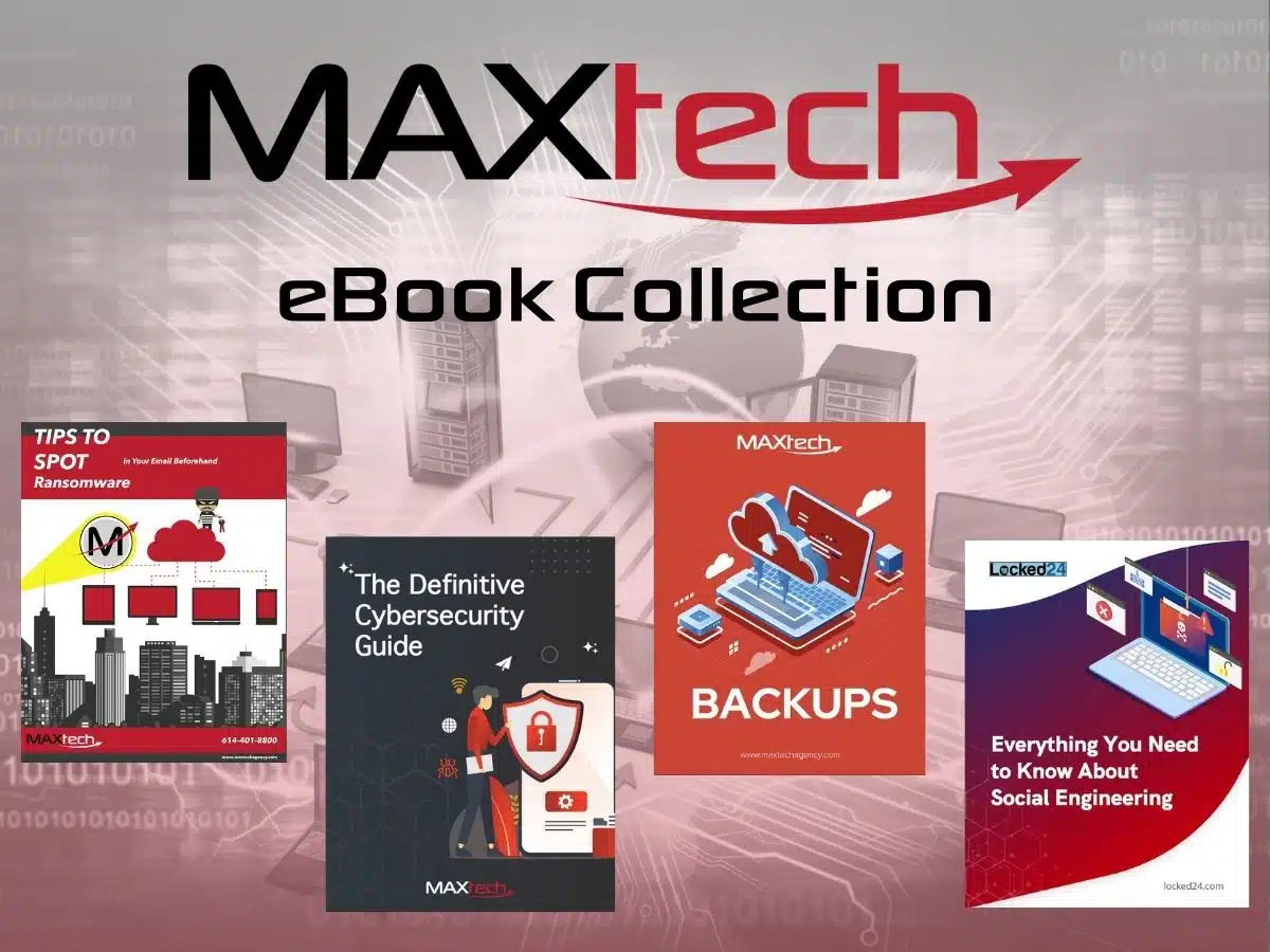 ebook collection for ransomware, cybersecurity, data backup, social engineering