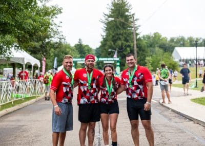 MAXtech Pelotonia team group photo