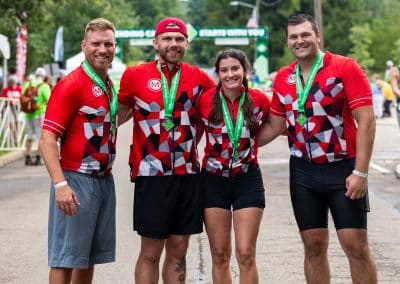 MAXtech Pelotonia team group photo